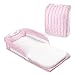 Baby Delight Snuggle Nest, Pink/White