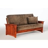 Premium Winter Futon Set Finish: Cherry/Chocolate