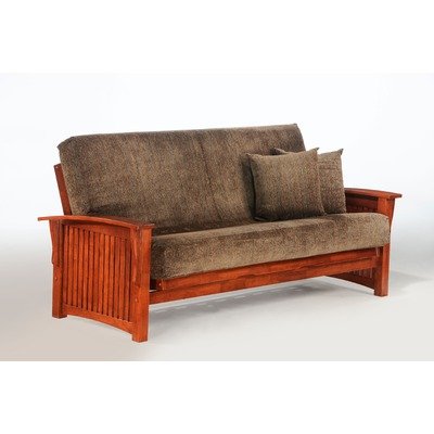 Premium Winter Futon Set Finish: Cherry/Chocolate