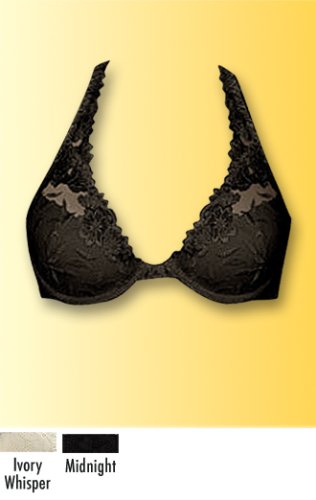 Wonderbra. Extravagance embroidered convertible halter bra