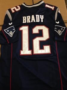 New England Patriots Tom Brady Blue On-field Jersey Size (Medium) 40