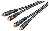 Produkt-Bild: 3.0m 2x Cinch Stecker auf 2x Cinch Stecker - HQ