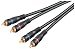 Produkt-Bild: 3.0m 2x Cinch Stecker auf 2x Cinch Stecker - HQ