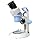 Ample Scientific SM-Plus-24 2X and 4X Objectives Dual Magnification Binocular Stereo Microscope, WF10X/20 mm Eyepiece