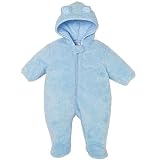 fleece bunting(bonnet 3-6mos)
