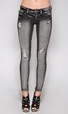Forplay Scarlett Denim Legwear by Forplay Gray 13