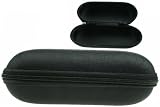 BLACK MEDIUM SIZE SUNGLASSES/GLASSES HARD CASE
