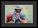 Donovan McNabb (With Football) Sports White Wood-Mounted Poster Print - 11