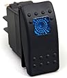 Daystar KU80011 20 Amp Blue Light Rocker Switch Kit