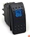 Daystar KU80011 20 Amp Blue Light Rocker Switch Kit