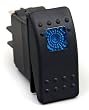 Daystar KU80011 20 Amp Blue Light Rocker Switch Kit