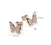 Aegean Jewelry Titanium Lady's Butterfly Charming Stud Earring with a Gift Box and a Free Small Gift