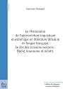 Le Phenomene de l'Appropriation Linguistique et Esthetique en Litterature Africaine de Langue Franca