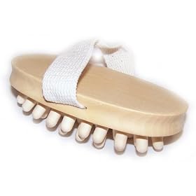 Hand Held Wooden Cellulite Massager for massaging legs, back, hands, feet and whole body
