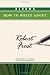Bloom's How to Write About Robert Frost (Bloom's How to Write About Literature)