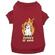 MEDIUM - RED - HALLOWEEN T-SHIRT - DADDY'S LIL' DEVIL