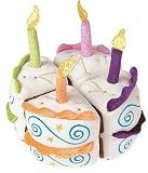 Plush Birthday Cake Toy - Plays Happy Birthday