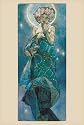 Alphonse Mucha (The Moon) Art Poster Print - 24" X 36"
