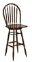 Arrowback Swivel Barstool, OAK, 30"