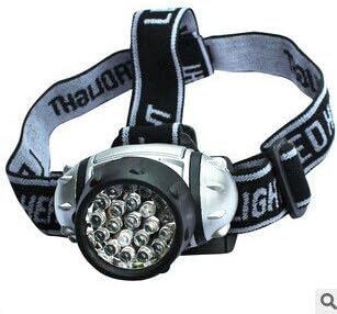 Generic LED Headlamp 19 White LED 4 Brigthtness Level Choice
