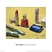 Blue Eye Shadow Art Poster PRINT Peggi Kroll-Roberts 13x13