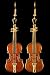 Stradivarius Violin Earrings