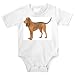 Onesie with hound, standing, pet, dog, brown