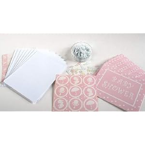 Pretty-in-Pink-Baby-Shower-Invite-Combo-Pack-Invitations-Stickers-Address-Labels-Confetti