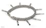 Sterling silver charm bracelet, 'Festive Thai'
