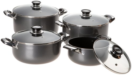 Concord 8 Piece Non-Stick Stock Pots Casserole Cookware Set product image