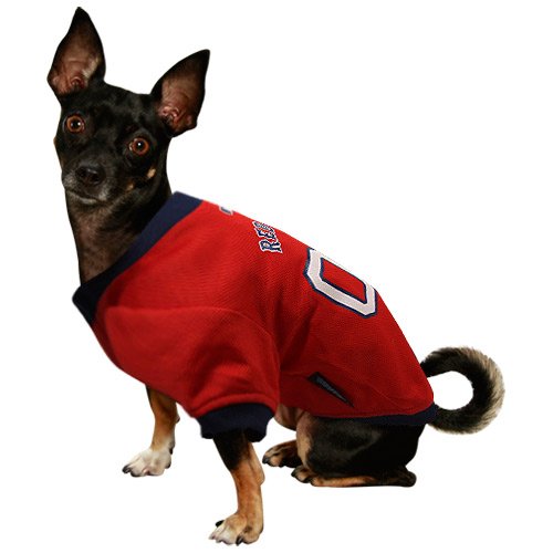 Boston Red Sox Red Mesh Pet Jersey (Large)