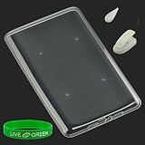 Clear Crystal Skin TPU Case and Book light for Barnes and Noble nook E-Reader Reading Device (nook NOT Included)