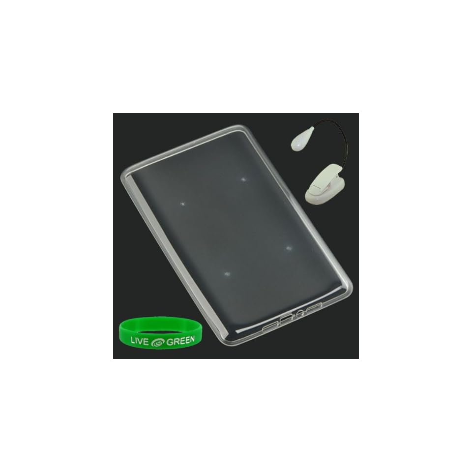 Clear Crystal Skin Tpu Case And Book Light For Barnes And Noble
