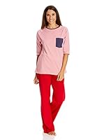 Intimalia Pijama Largo (Rojo)