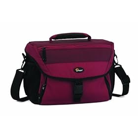Lowepro Nova 190 AW Camera Bag (Bordeaux Red)