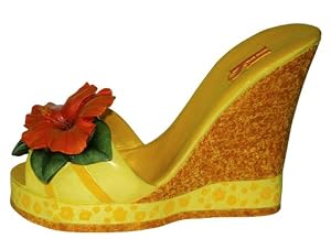 Hibiscus High Heel Bottle Holder