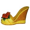 Hibiscus High Heel Bottle Holder