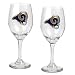 Saint Louis Rams NFL 2pc Wine Glass Set
