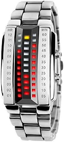 Trendy New Design Skmei Creative Fashion Personality Binary Led Watch Students Trend Waterproof Electronic Watches 3D Glass Mirror by Soulya