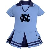 North Carolina Tar Heels Light Blue Toddler One Piece Cheerleader Dress
