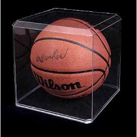 NBA Basketball Scale Clear Display Case Full Size NBA Basketball Scale Clear Display Case Full Size