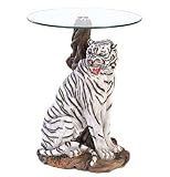 White Tiger Accent Table
