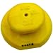 3M Hookit Disc Hand Pad 85095, Hook and Loop, 5" Diameter, Yellow (Pack of 10)