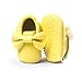 Norbi Baby Infant Toddler Bow Tassels Soft Sole Leather Shoes (3-18 months)