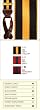 CHASE STRIPE - Brace / Suspender - Genuine Leather Ends. (Mens)