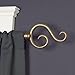 Kenney Scroll Hook 5/8” Standard Decorative Window Curtain Rod, 48-84