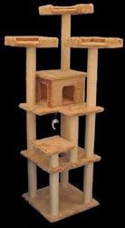 80" CASITA - FUR Cat Condo tree Furniture Tower