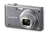 41lIOR1MO2L. SL160  Panasonic LUMIX DMC FS33EG S Digitalkamera (14 Megapixel, 8 fach opt. Zoom, 7,62 cm Display, Bildstabilisator) silber