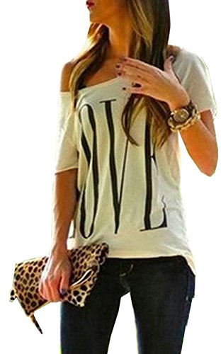 Zeagoo Women Casual Short Sleeve Tops Summer Blouse