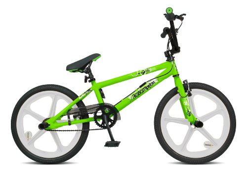 Redemption Mag Wheel BMX Bike - Neon Green/White, 20-inch